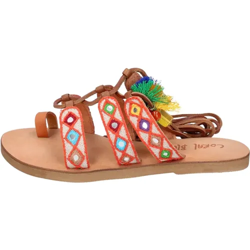 Shoes > Sandals > Flat Sandals - - Coral Blue - Modalova