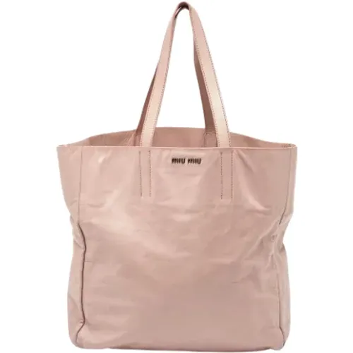 Pre-owned > Pre-owned Bags > Pre-owned Tote Bags - - Miu Miu Pre-owned - Modalova