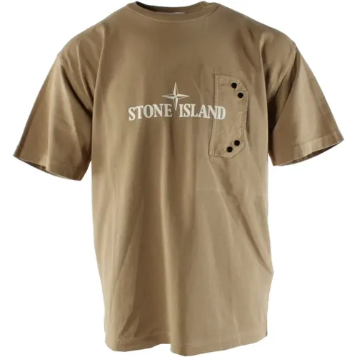 Tops > T-Shirts - - Stone Island - Modalova