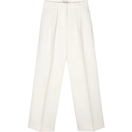 Trousers > Straight Trousers - - Róhe - Modalova