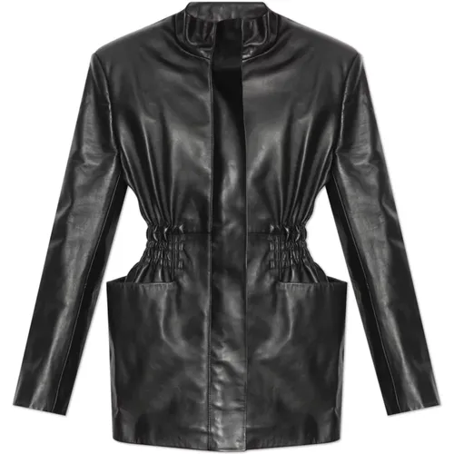 Jackets > Leather Jackets - - The Mannei - Modalova