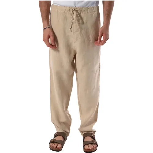 Trousers > Straight Trousers - - 120% lino - Modalova