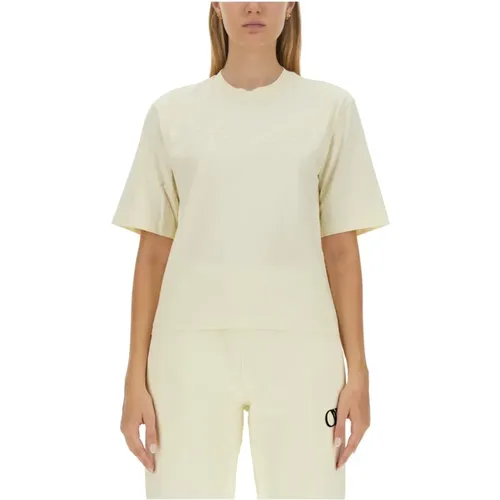 Tops > T-Shirts - - Off White - Modalova