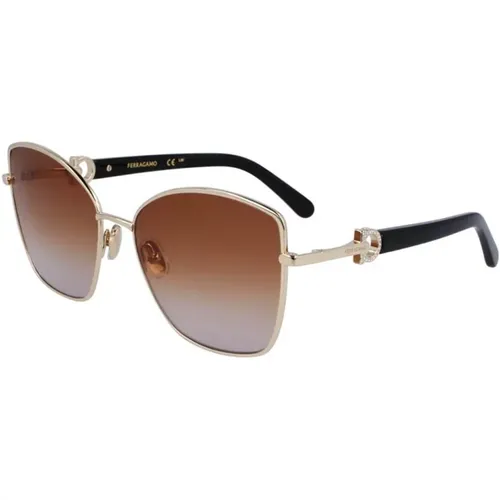 Accessories > Sunglasses - - Salvatore Ferragamo - Modalova