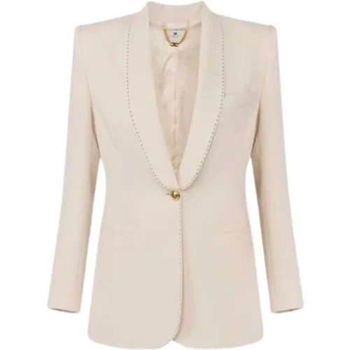 Jackets > Blazers - - Elisabetta Franchi - Modalova