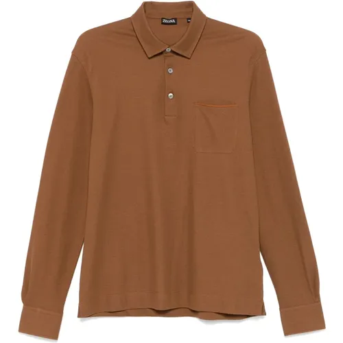 Tops > Polo Shirts - - Ermenegildo Zegna - Modalova