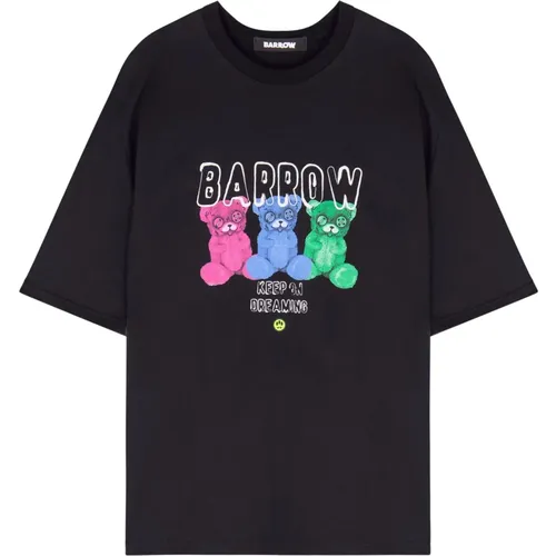 Barrow - Tops > T-Shirts - Black - Barrow - Modalova