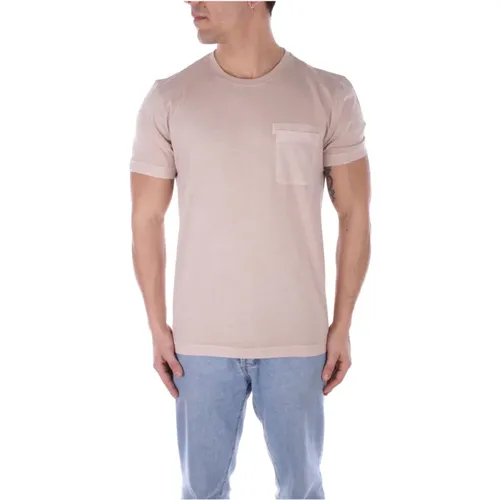 Fay - Tops > T-Shirts - Beige - Fay - Modalova