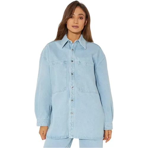 Blouses & Shirts > Denim Shirts - - Nanushka - Modalova