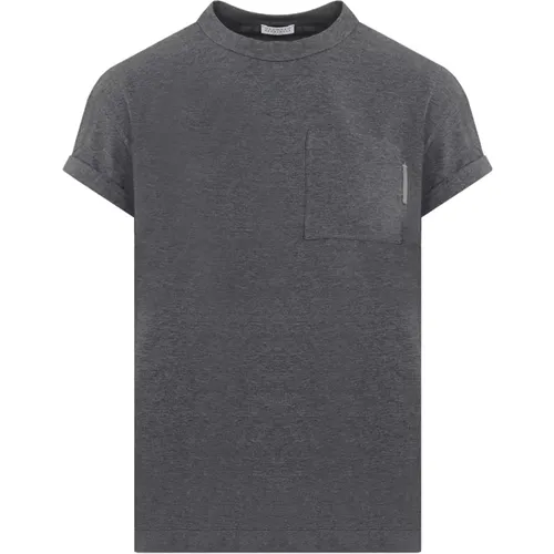 Tops > T-Shirts - - BRUNELLO CUCINELLI - Modalova