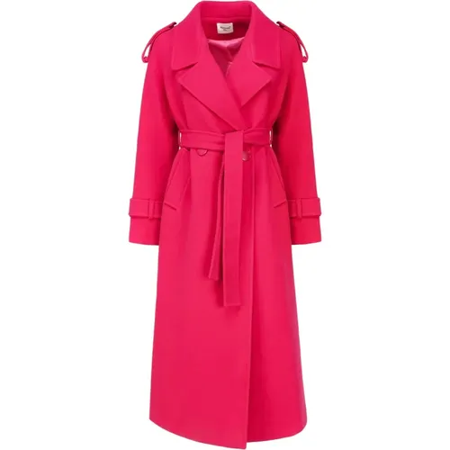 Coats > Belted Coats - - Mariuccia Milano - Modalova