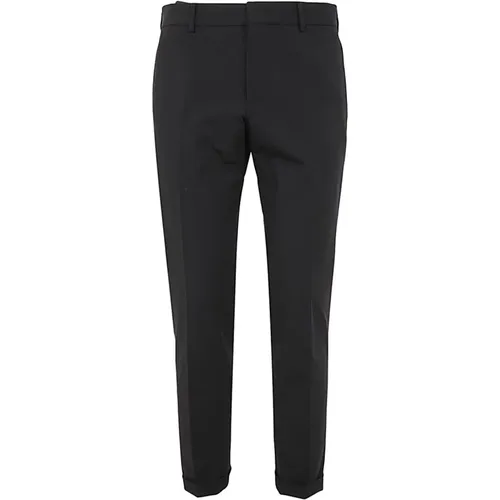 Pt01 - Trousers > Chinos - Black - Pt01 - Modalova