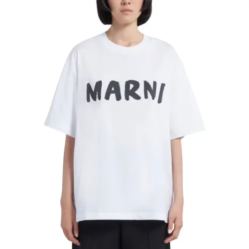 Marni - Tops > T-Shirts - White - Marni - Modalova