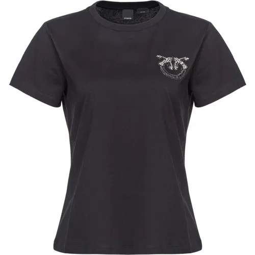 Pinko - Tops > T-Shirts - Black - pinko - Modalova