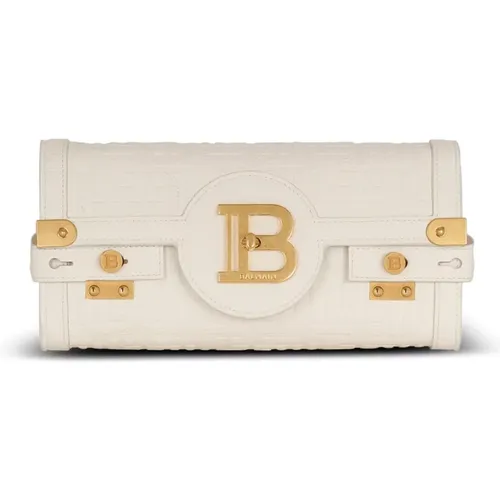 Balmain - Bags > Clutches - Beige - Balmain - Modalova