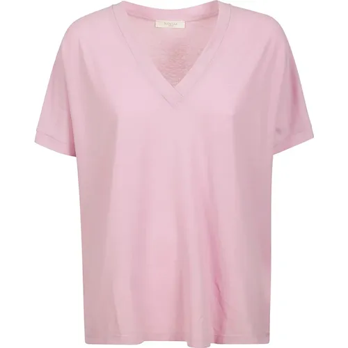Zanone - Tops > T-Shirts - Pink - Zanone - Modalova