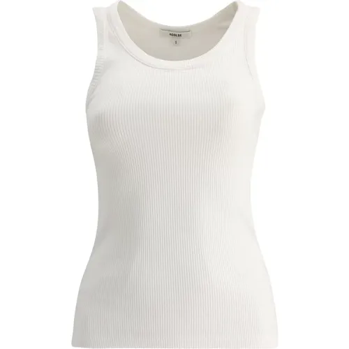 Tops > Sleeveless Tops - - Agolde - Modalova