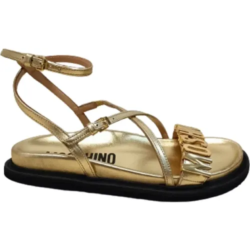 Shoes > Sandals > Flat Sandals - - Moschino - Modalova
