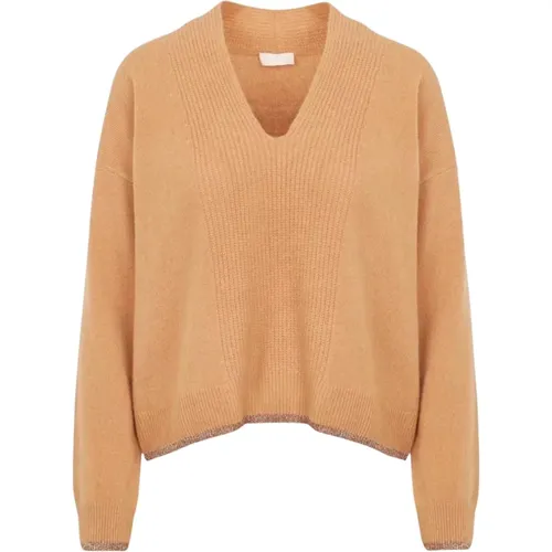 Knitwear > V-neck Knitwear - - Liu Jo - Modalova