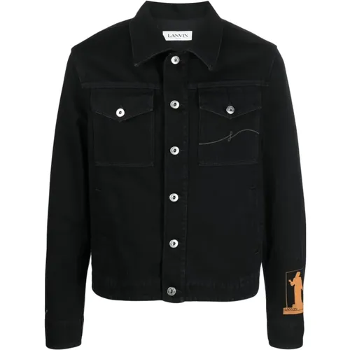 Jackets > Denim Jackets - - Lanvin - Modalova