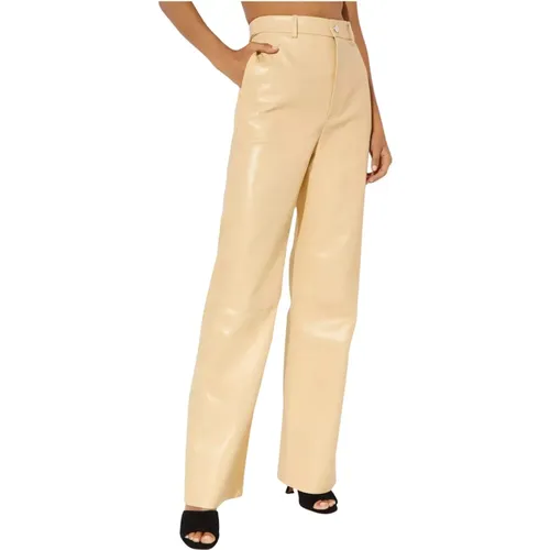 Trousers > Straight Trousers - - Nanushka - Modalova