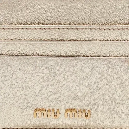 Pre-owned > Pre-owned Accessories > Pre-owned Wallets - - Miu Miu Pre-owned - Modalova