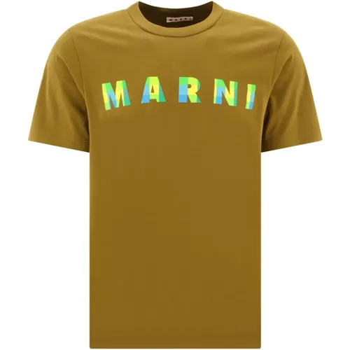 Marni - Tops > T-Shirts - Green - Marni - Modalova