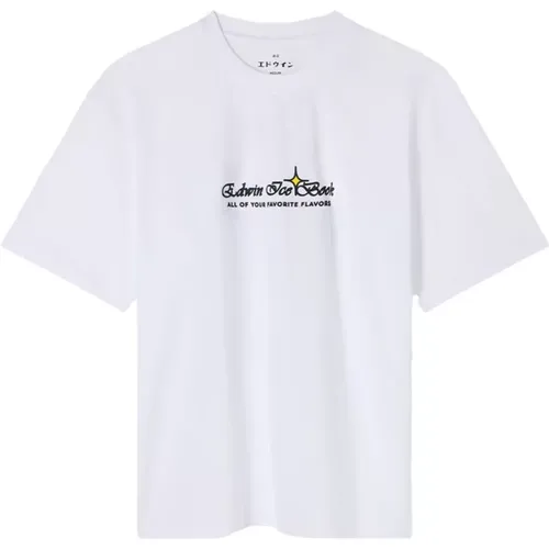 Edwin - Tops > T-Shirts - White - Edwin - Modalova