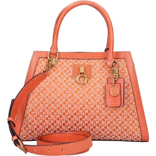 Guess - Bags > Handbags - Orange - Guess - Modalova