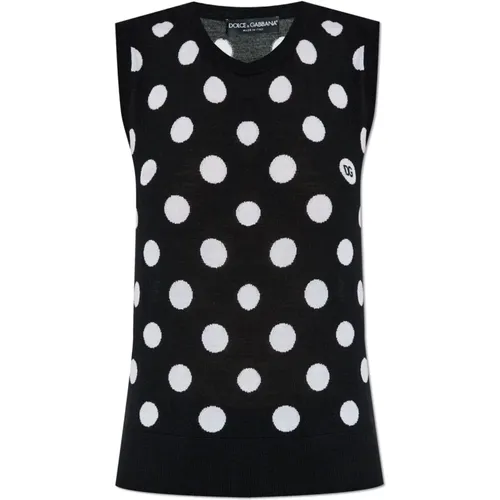 Tops > Sleeveless Tops - - Dolce & Gabbana - Modalova