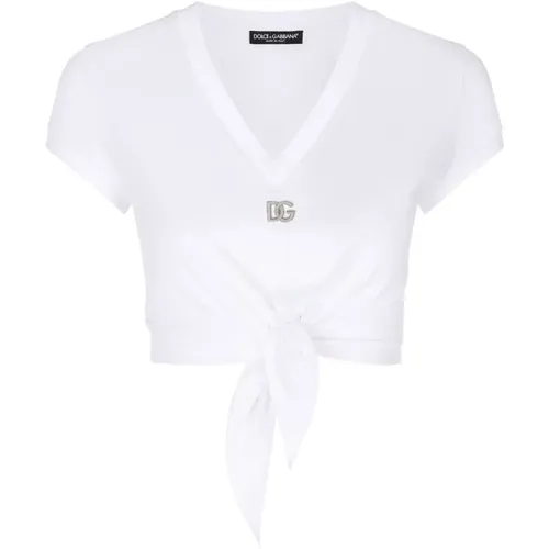 Tops > T-Shirts - - Dolce & Gabbana - Modalova