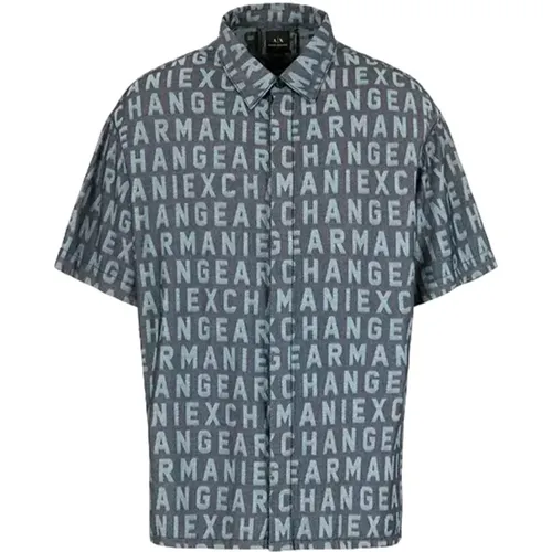 Shirts > Short Sleeve Shirts - - Armani Exchange - Modalova