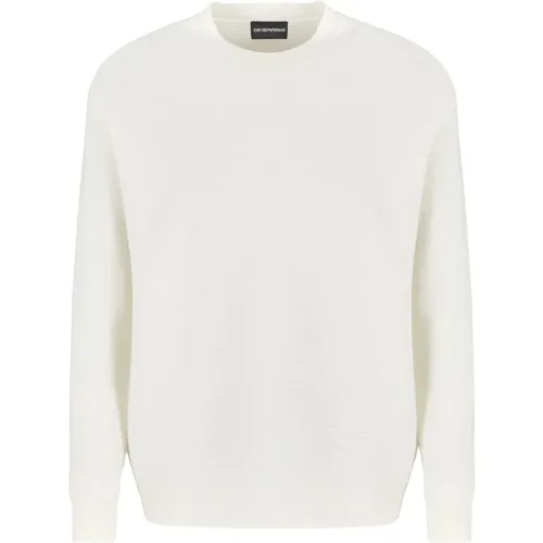 Knitwear > Round-neck Knitwear - - Emporio Armani - Modalova