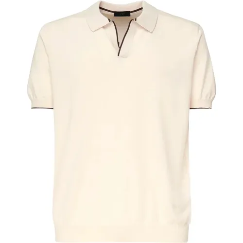 Fay - Tops > Polo Shirts - Beige - Fay - Modalova