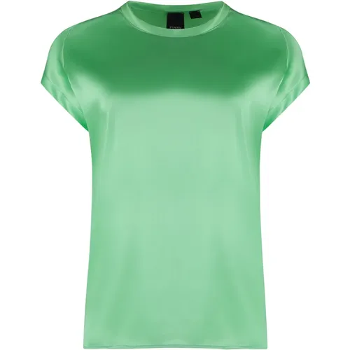 Pinko - Tops > T-Shirts - Green - pinko - Modalova