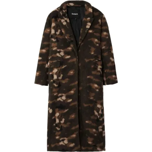 Coats > Single-Breasted Coats - - Desigual - Modalova