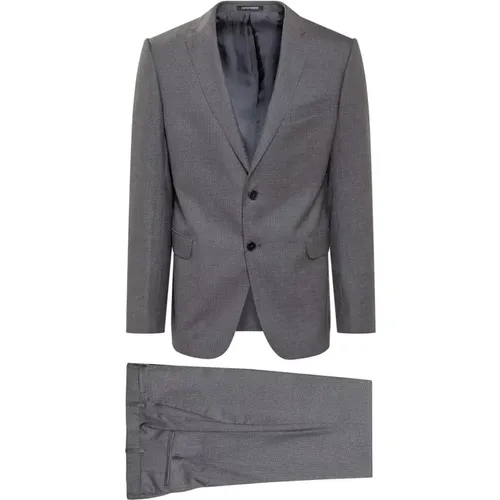 Suits > Suit Sets > Single Breasted Suits - - Emporio Armani - Modalova