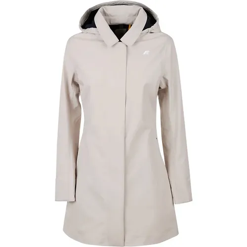 K-Way - Coats > Parkas - Beige - K-way - Modalova