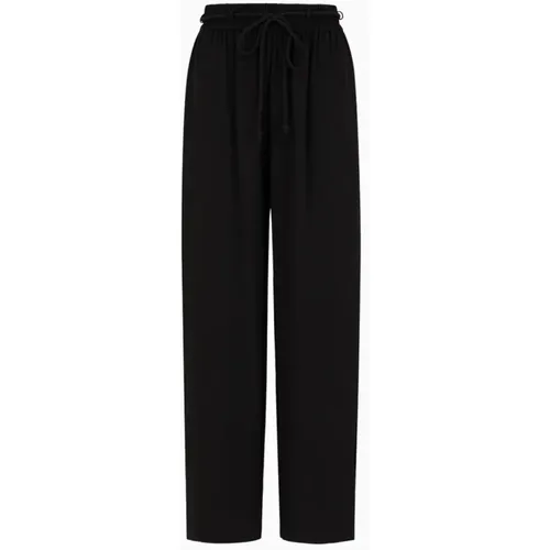 Trousers > Wide Trousers - - Emporio Armani - Modalova