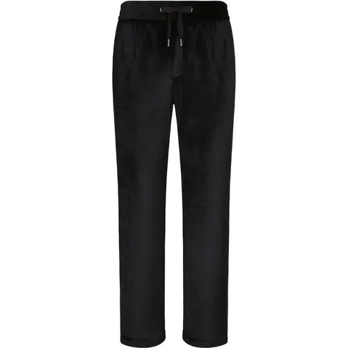 Trousers > Straight Trousers - - Dolce & Gabbana - Modalova