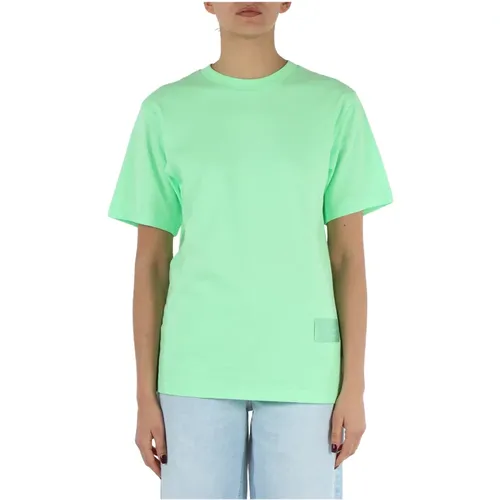 Replay - Tops > T-Shirts - Green - Replay - Modalova