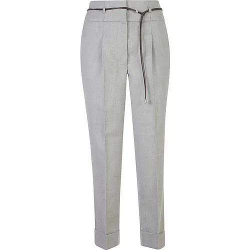 Trousers > Slim-fit Trousers - - PESERICO - Modalova