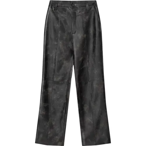 Trousers > Leather Trousers - - Aeron - Modalova