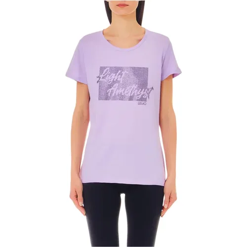 Liu Jo - Tops > T-Shirts - Purple - Liu Jo - Modalova