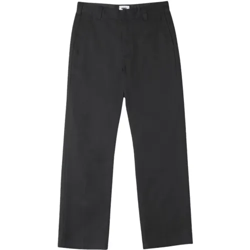 Trousers > Straight Trousers - - Obey - Modalova