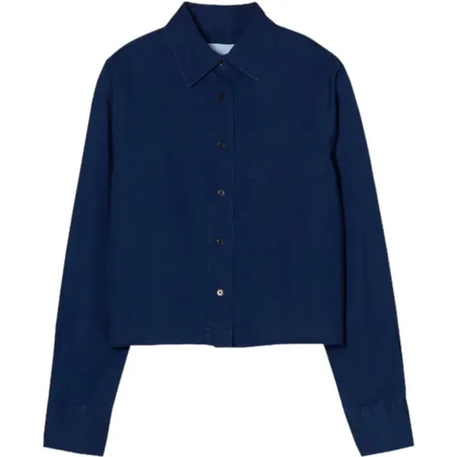 Blouses & Shirts > Denim Shirts - - closed - Modalova