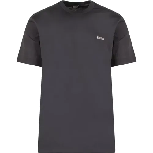 Tops > T-Shirts - - Ermenegildo Zegna - Modalova