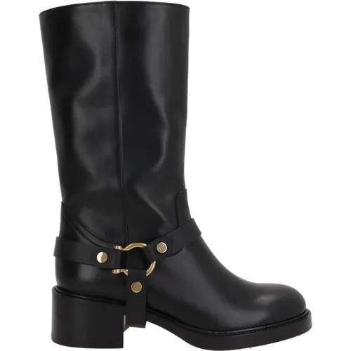 Shoes > Boots > High Boots - - Chloé - Modalova