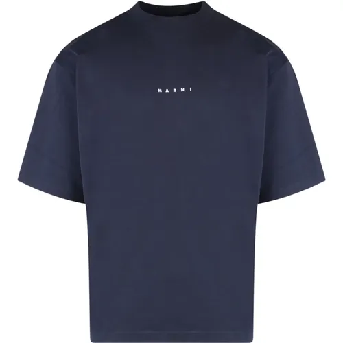 Marni - Tops > T-Shirts - Blue - Marni - Modalova