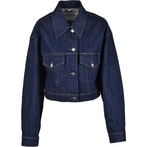 Jackets > Denim Jackets - - closed - Modalova